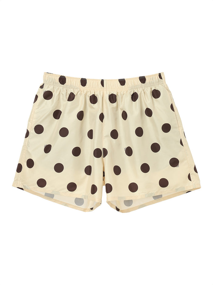 dot swim shorts