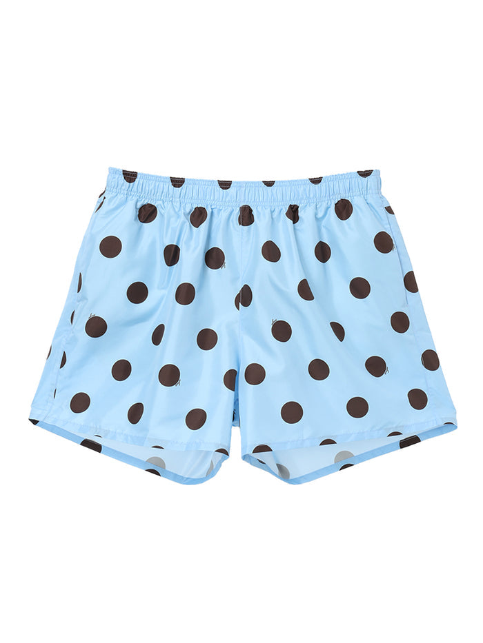 dot swim shorts