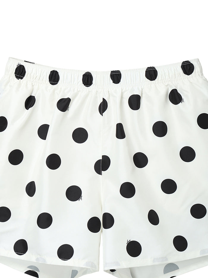 dot swim shorts