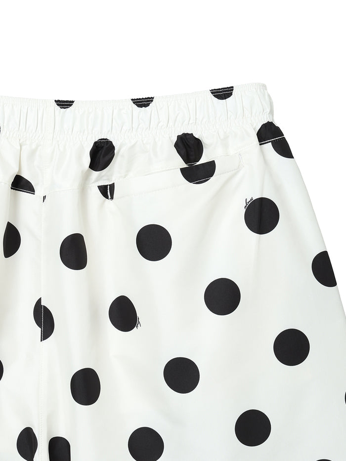 dot swim shorts