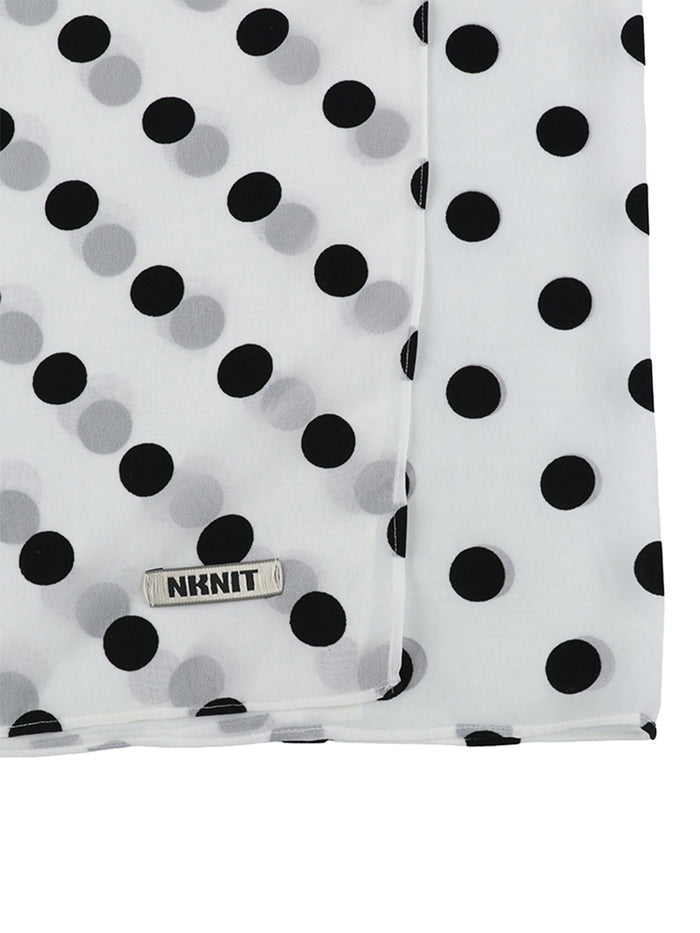 dot wrap skirt