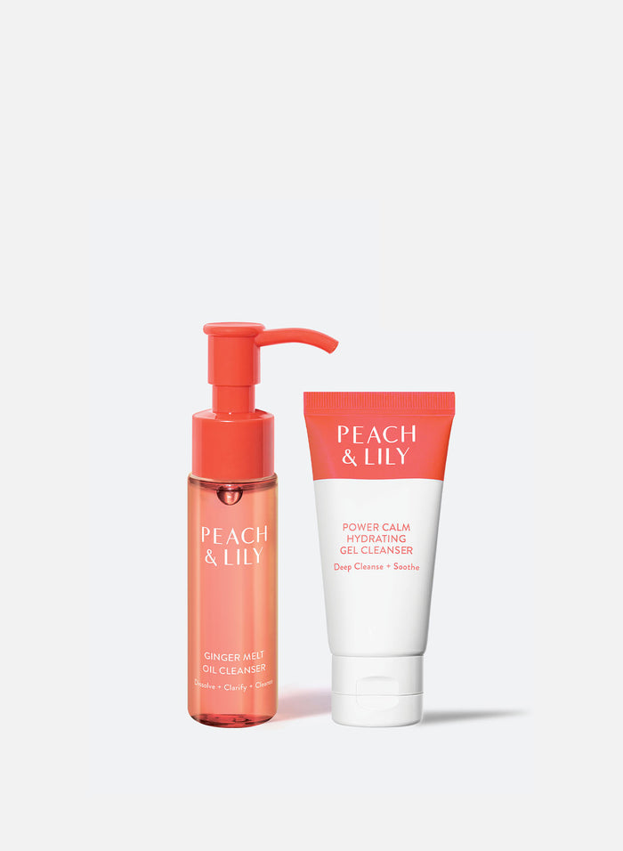 Peach & Lily Double Cleanse Travel Duo Products