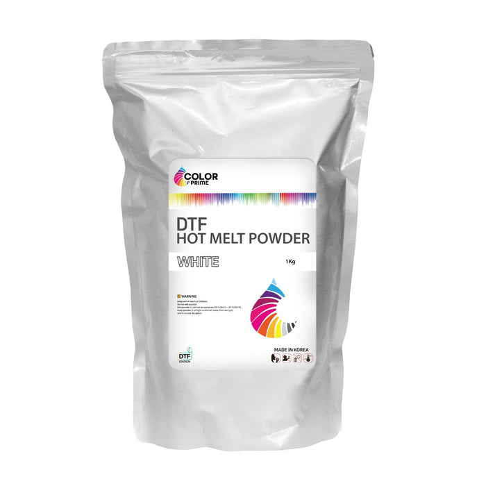 DTF Station Color Prime Hot Melt Adhesive Powder for DTF - White - HeatPressNation