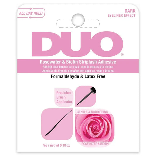 Duo Rosewater Biotin Striplash Adhesive - Dark 5g