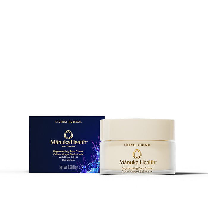 Mānuka Health-Eternal Renewal Regenerating Face Cream With Royal Jelly & Bee Venom-Skincare-MHNZEtRenewalFaceCream50ml1.69fl.ozUS_PR04544-The Detox Market |