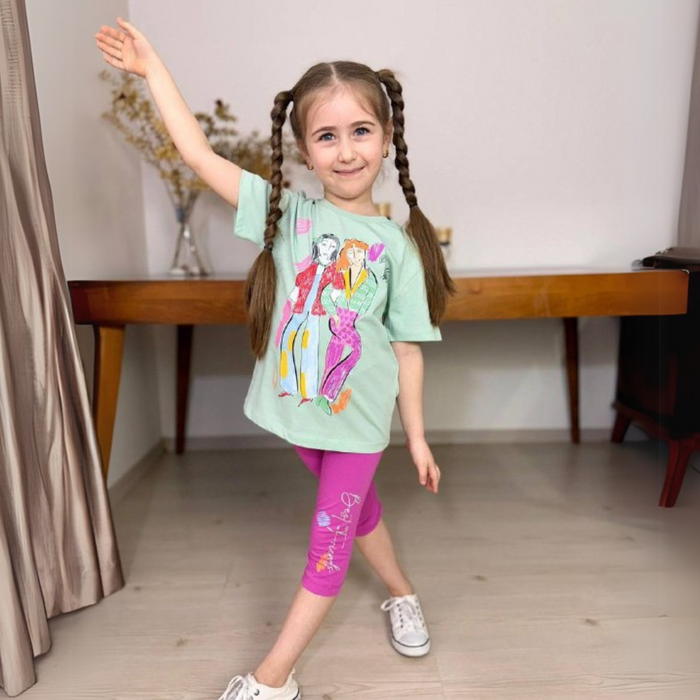 Fashion Fun Girls Leggings Set