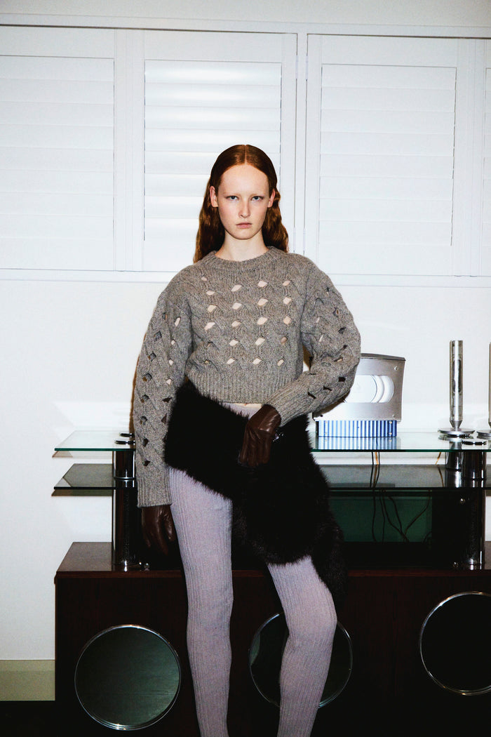 faux fur muffler