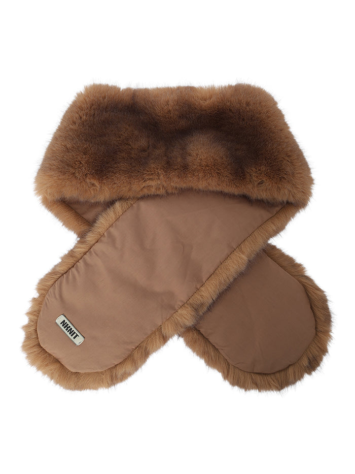 faux fur muffler