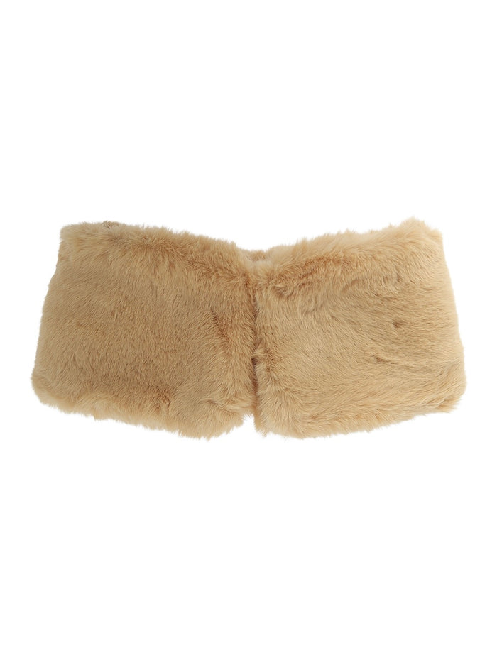 faux fur tippet