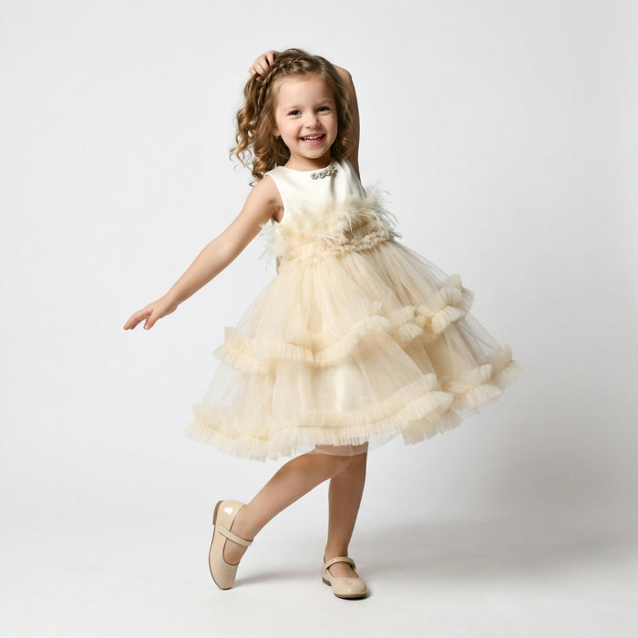 Feather Frida Girls Dress