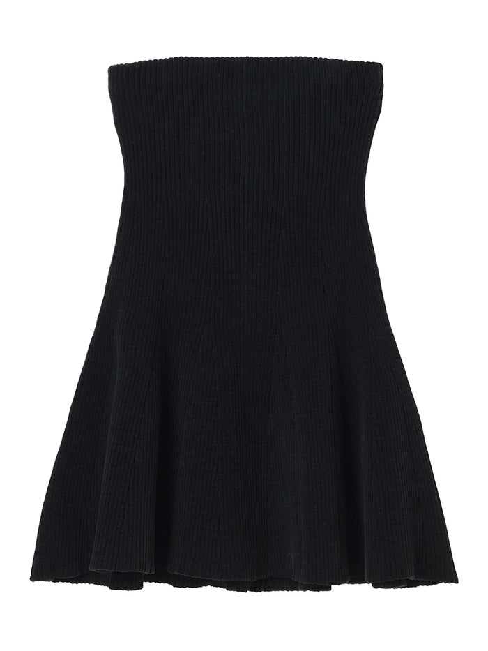 fleece touch KNIT mini dress