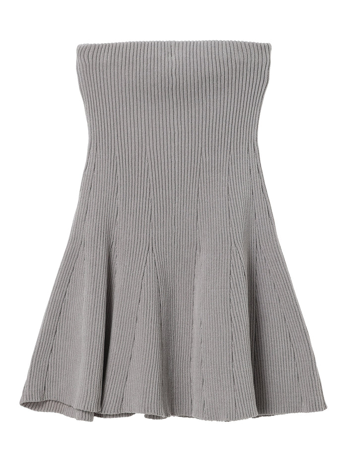 fleece touch KNIT mini dress