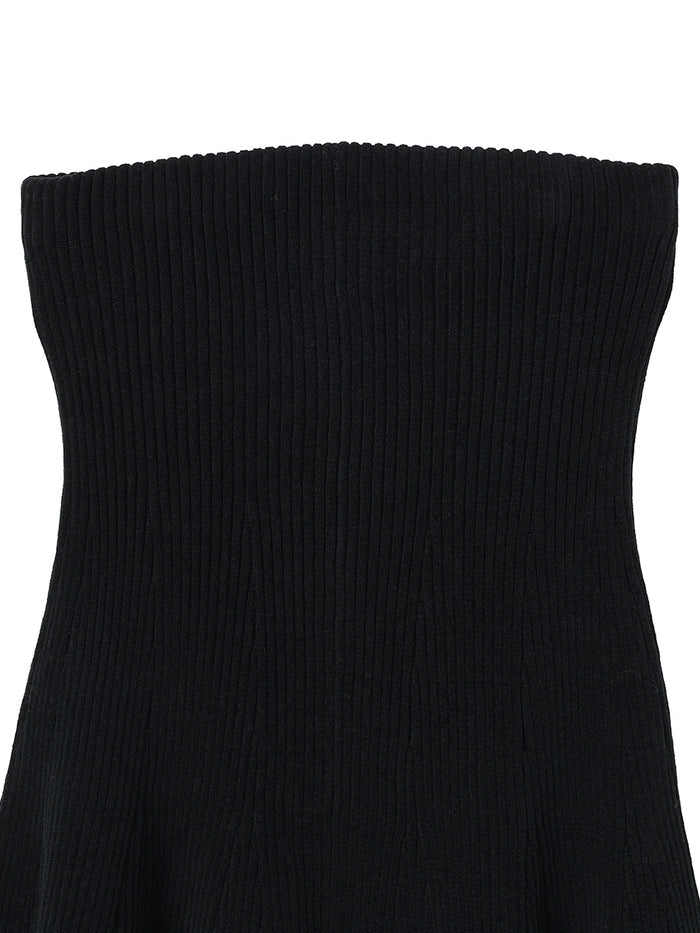 fleece touch KNIT mini dress