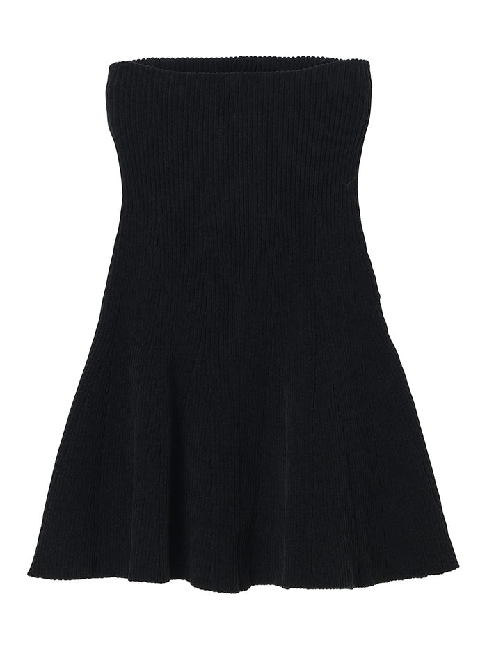 fleece touch KNIT mini dress