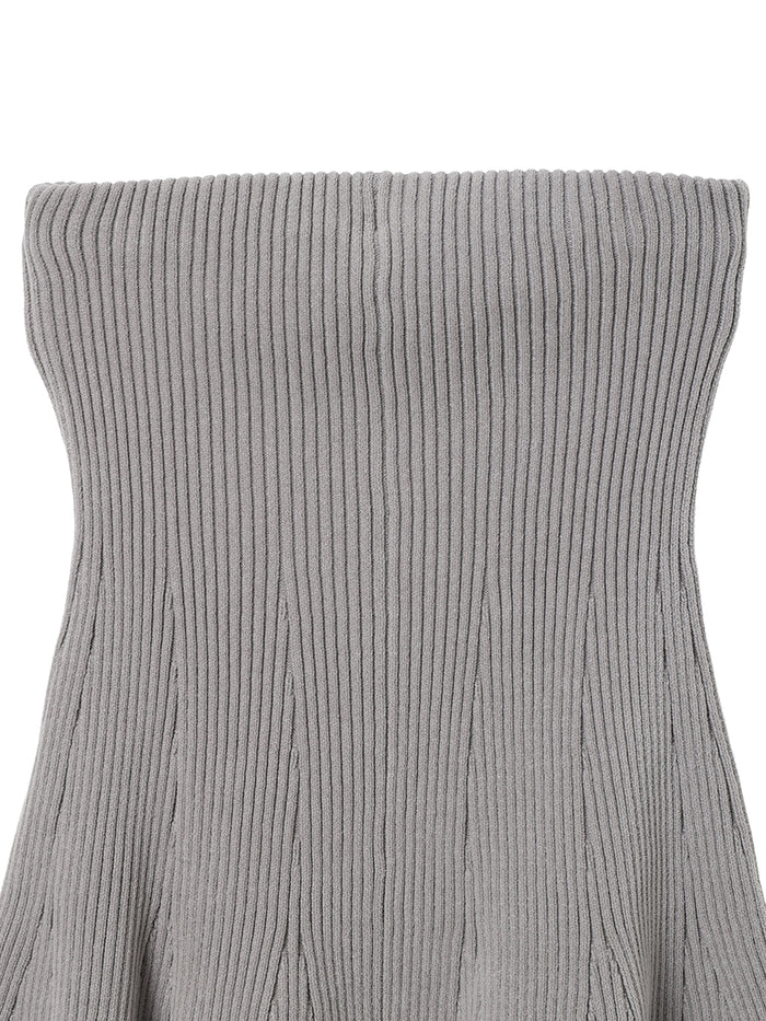 fleece touch KNIT mini dress
