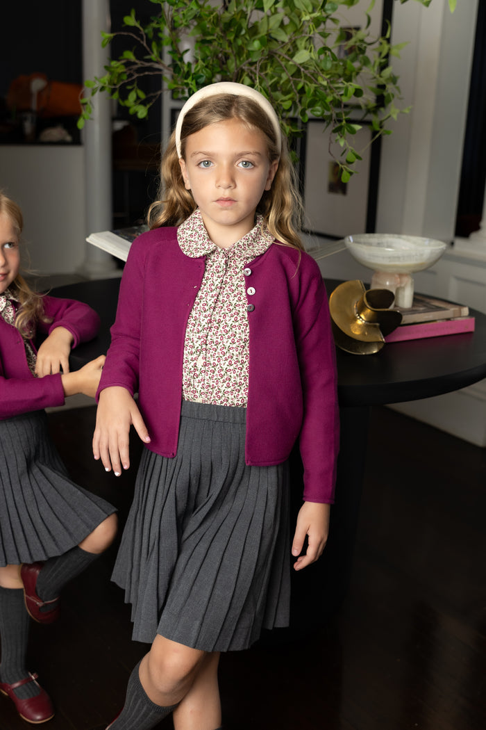 Floral Magenta Blouse