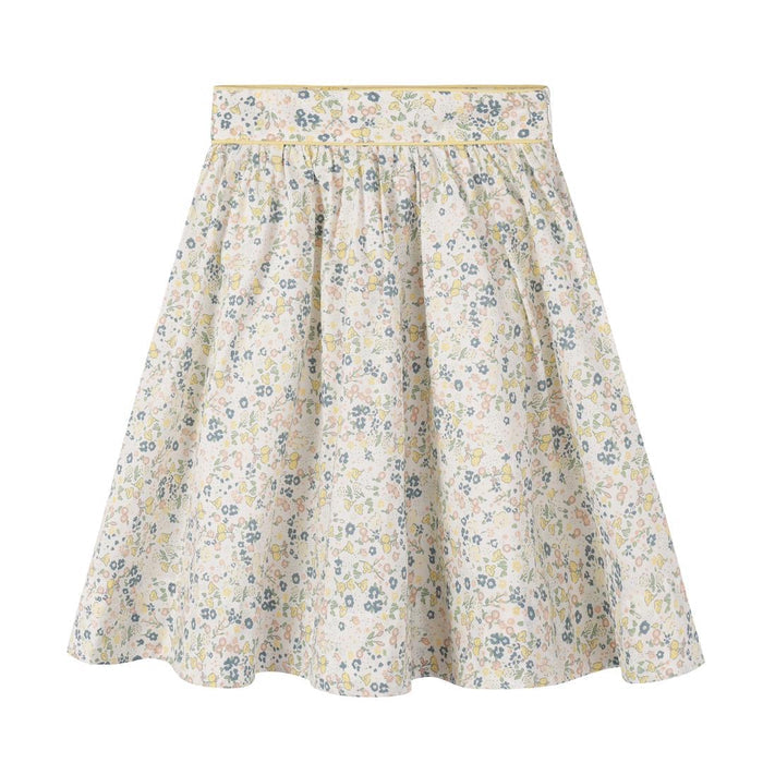 Floral Yellow Skirt