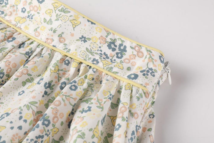 Floral Yellow Skirt