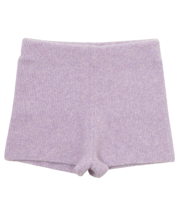 fox mix rib KNIT shorts_3