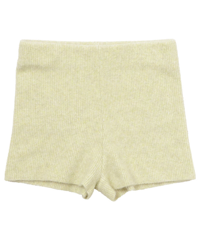 fox mix rib KNIT shorts_4
