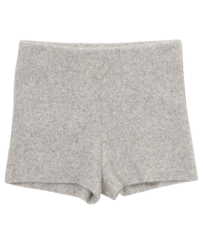 fox mix rib KNIT shorts_6
