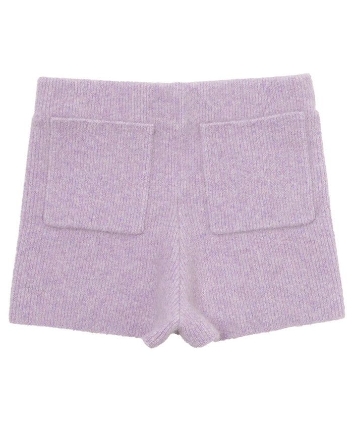 fox mix rib KNIT shorts_7
