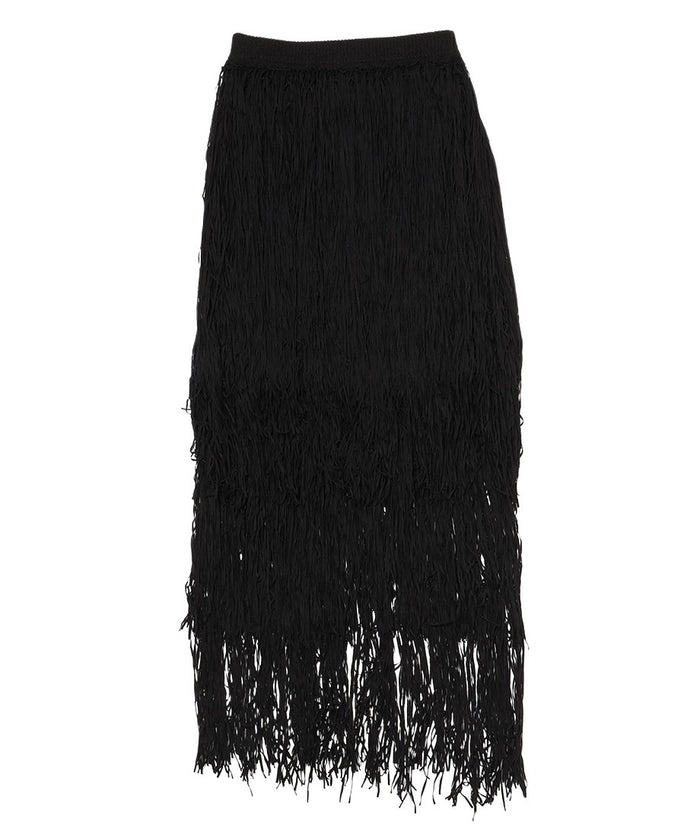 fringe KNIT skirt_1