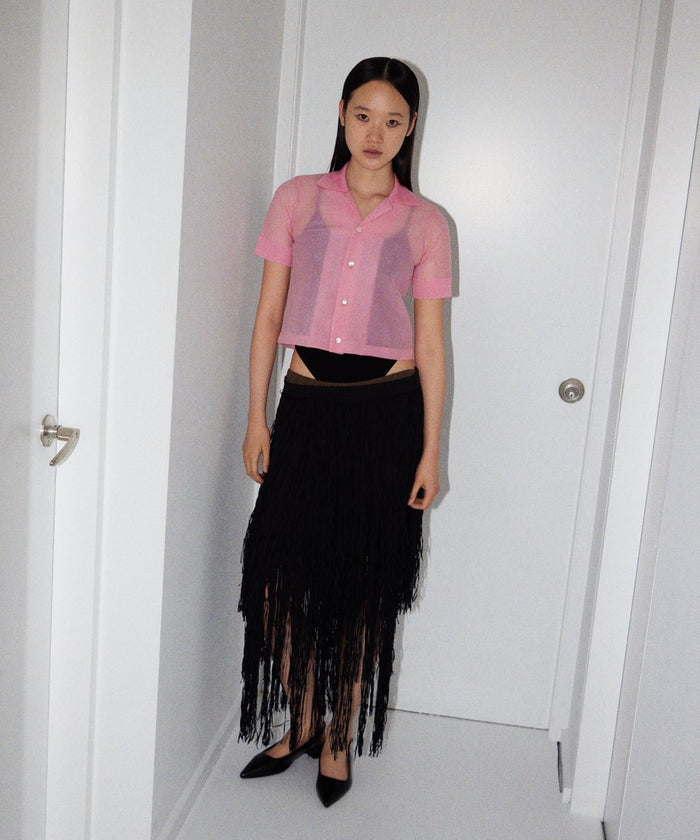 fringe KNIT skirt_4
