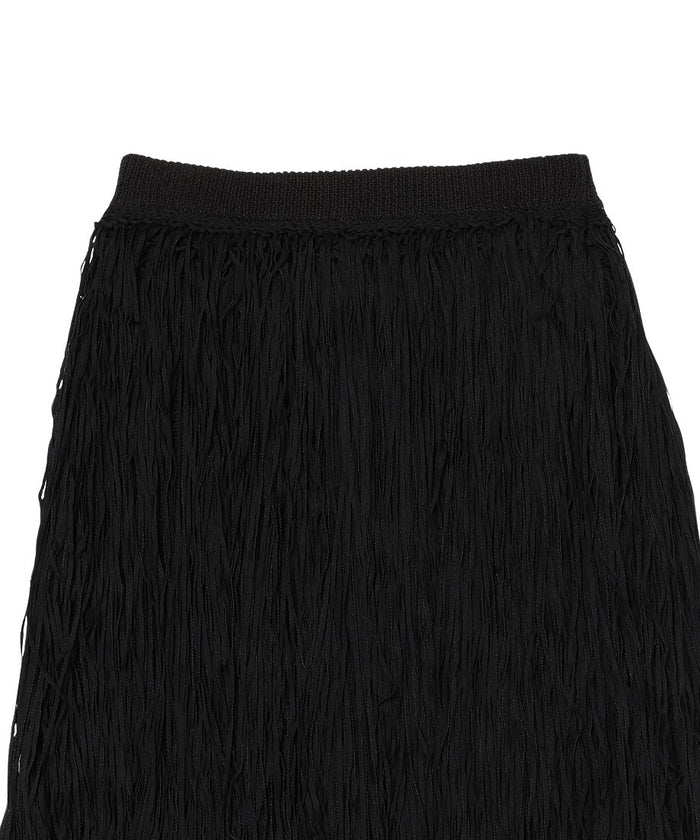 fringe KNIT skirt_5