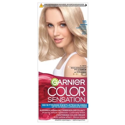 Garnier Color Sensation Hair Dye 111 Silver Very Light Blonde