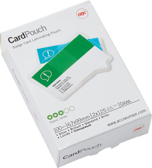GBC Pouch Badges 125 µm (Pack 100) - Office R Us Lagos