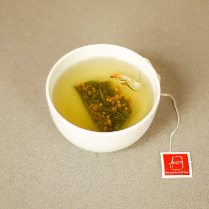Genmaicha Teabags brewing