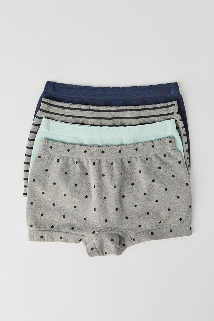 Girls Seamless Boy Short (4 Pack)