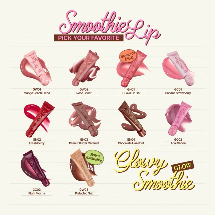 Fwee Glowy Smoothie Tinted Lip Balm Nudie Glow Australia