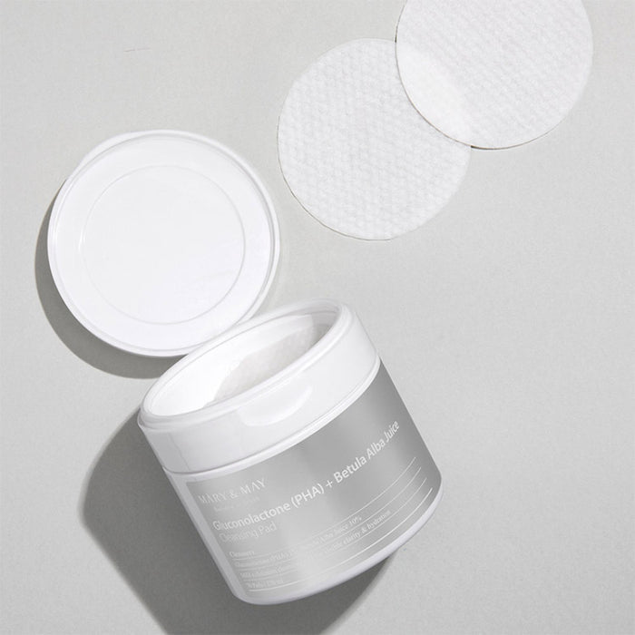 Gluconolactone (PHA) + Betula Alba Juice Cleansing Pad - Korean-Skincare