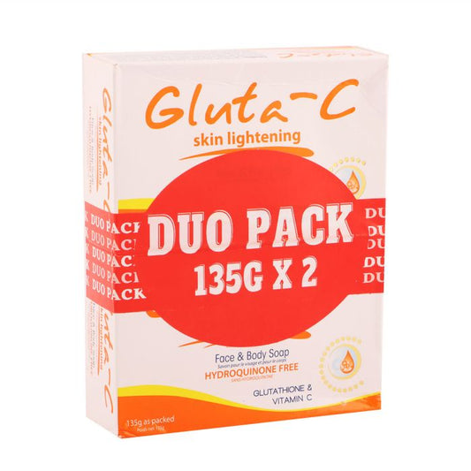 Gluta C Lightening Face and Body Soap 135g x 2