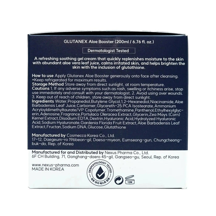 Glutanex Aloe Booster Gel Nexus Pharma