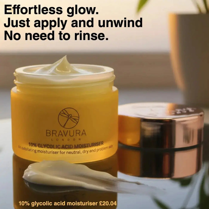 Glycolic Acid 10% Moisturiser Bravuralondon.com
