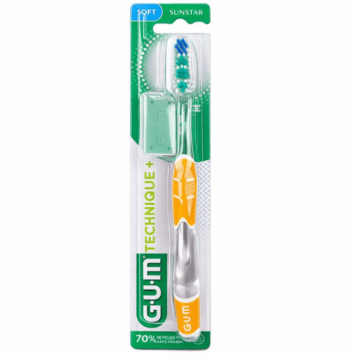 GUM Technique+ Full Soft Toothbrush - 490ME, Manual Toothbrushes