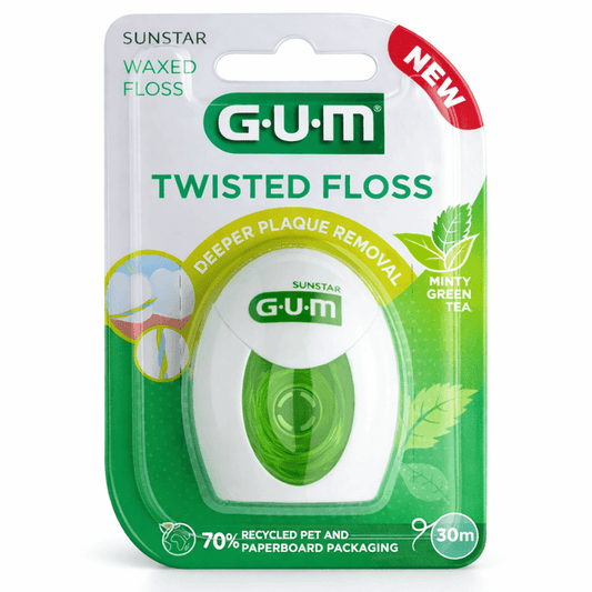GUM Twisted Dental Floss - 30m, Dental Floss