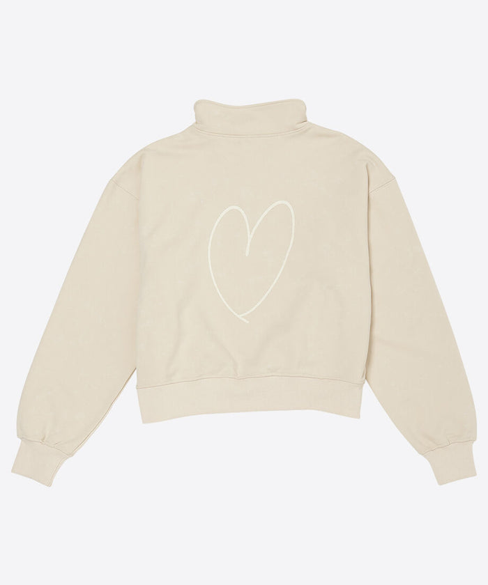 half zip sweatshirt  size②_4