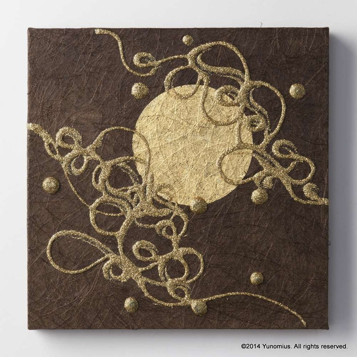 Hana & Haku: Decorative Washi Paper Panel (Brown #3) - Yunomi.life