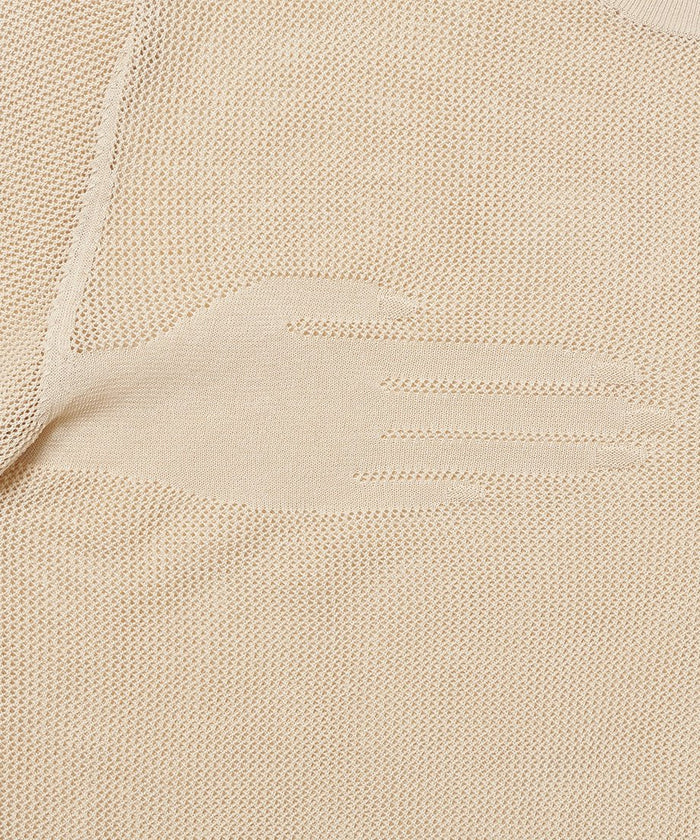hand  pattern mesh KNIT T-shirt_6
