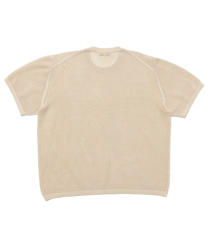 hand  pattern mesh KNIT T-shirt_8