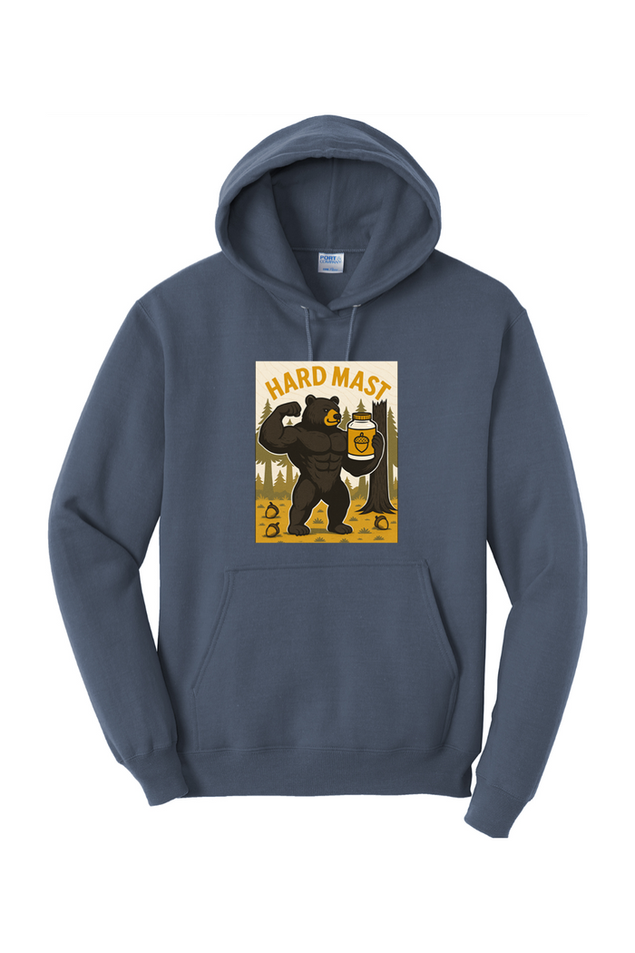 Hard Mast Fleece Pullover Hooded Sweatshirt