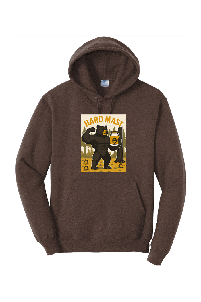Hard Mast Fleece Pullover Hooded Sweatshirt
