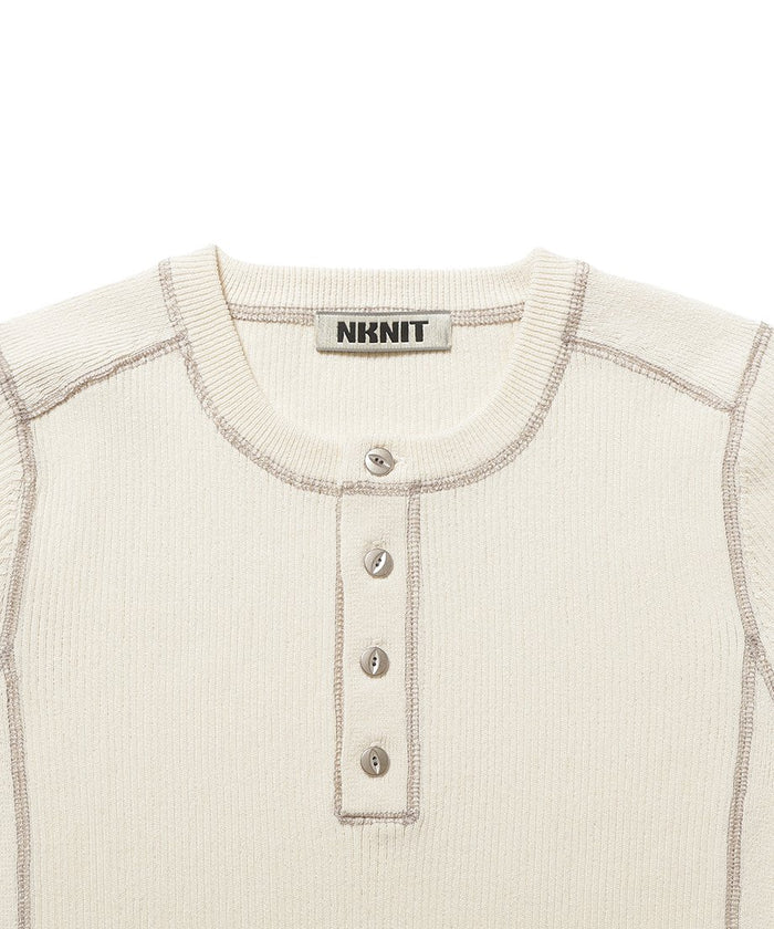 heavy weight henry neck KNIT_6