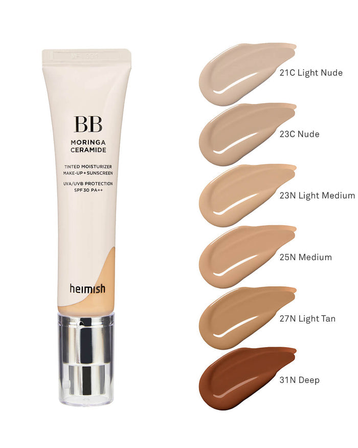 Heimish BB Moringa Ceramide Tinted Moisturizer Make-Up + Sunscreen 23 Light Medium