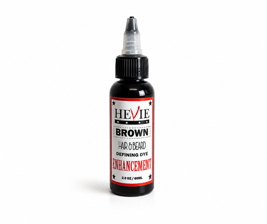 Hevie Enhancement - Semi-Permanent Brown Beard & Hair Dye