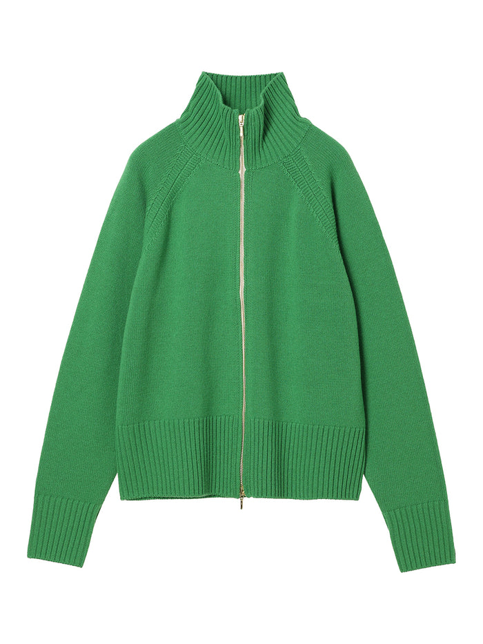 high neck zipper KNIT